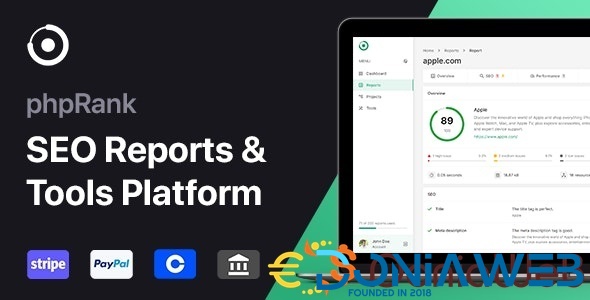 phpRank - SEO Reports & Tools Platform (SaaS)