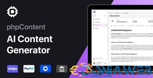 More information about "phpContent - AI Content Generator Platform (SaaS)"