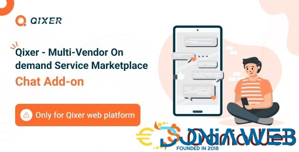 Live Chat Addon - Qixer Service Marketplace and Service Finder