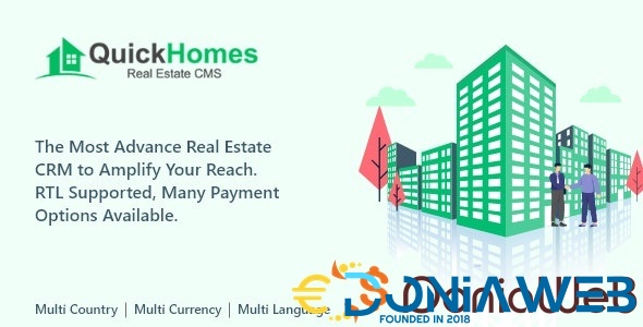 QuickHomes - Real Estate CMS PHP Script