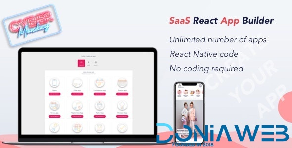 React App Builder v13.3.0 - SaaS - Unlimited number of apps