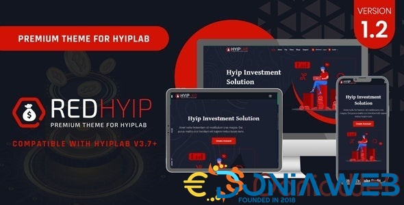 RedHyip - Premium Theme For HYIPLAB