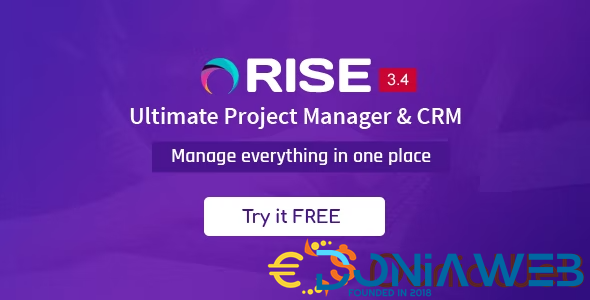 RISE - Ultimate Project Manager & CRM