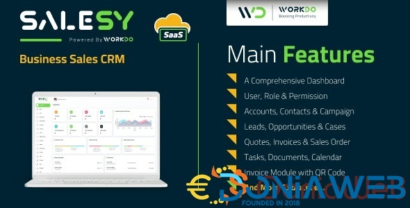 Salesy SaaS - Business Sales CRM