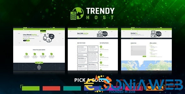 Trendy Host - Responsive Hosting HTML Template