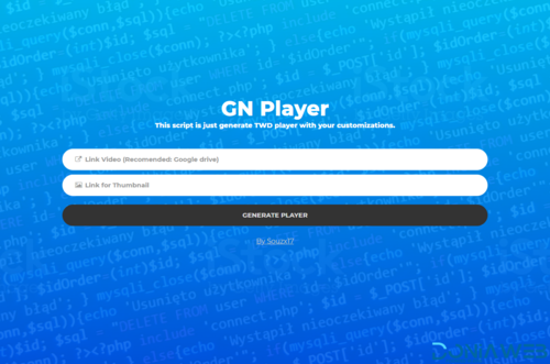 More information about "GN Player Video player generator for movie and anime websites"