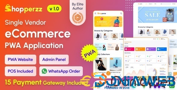 Shopperzz - PWA eCommerce CMS with POS & WhatsApp Ordering | Inventory Management