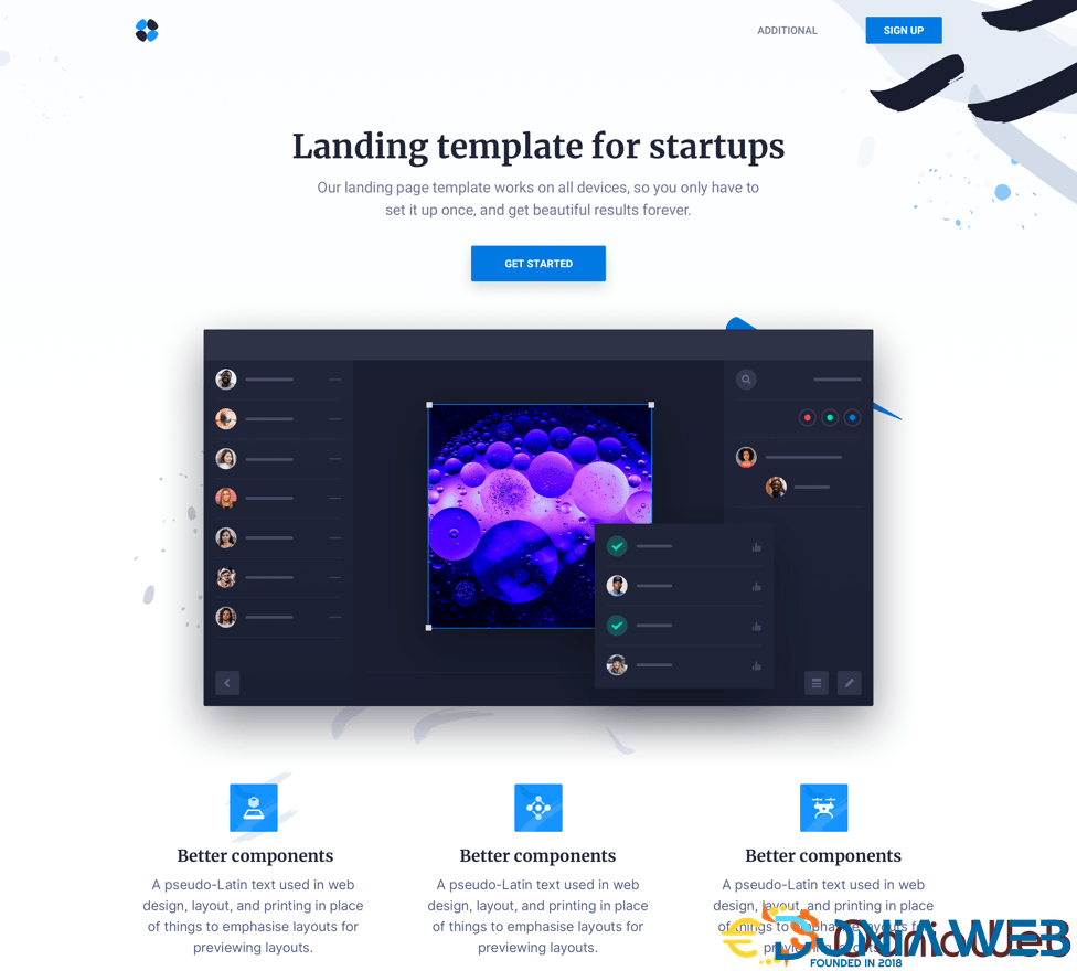 Splash - Landing Page Template For Startups