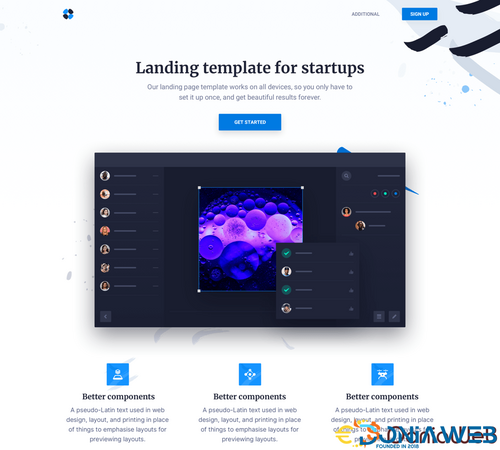 More information about "Splash - Landing Page Template For Startups"