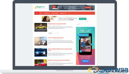 More information about "Superfast - High CTR Adsense Wordpress Theme"