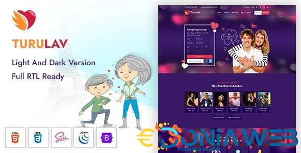 TuruLav – Dating Social Network Template