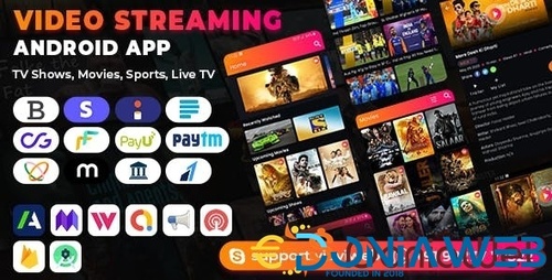 More information about "Video Streaming Android App (TV Shows, Movies, Sports, Videos Streaming, Live TV)"