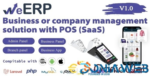 More information about "WeERP (SAAS) - Business or company management solution with POS including web panel"