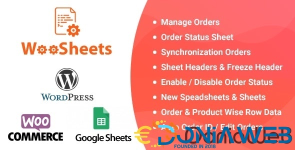 WPSyncSheets For WooCommerce