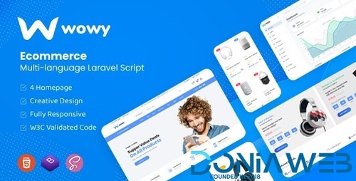 More information about "Wowy - Multi-language Laravel eCommerce Script"