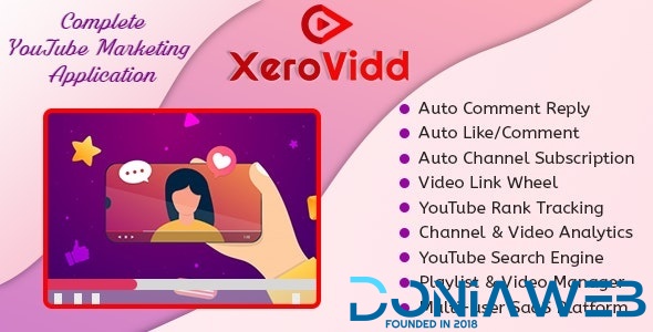 XeroVidd - Complete YouTube Marketing Application (SaaS Platform)