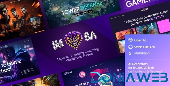 Imba - Esports & Gaming Coaching WordPress Theme