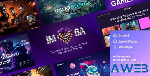 More information about "Imba - Esports & Gaming Coaching WordPress Theme"