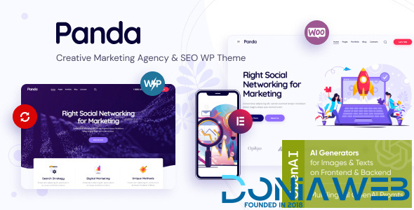 Panda - Marketing WordPress Theme