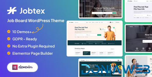 More information about "Jobtex - Job Board WordPress Theme"