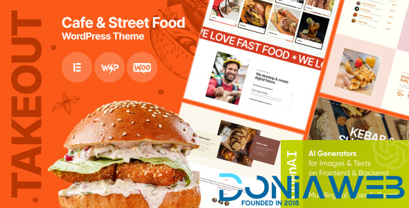 Takeout - Cafe & Fast Food WordPress Theme