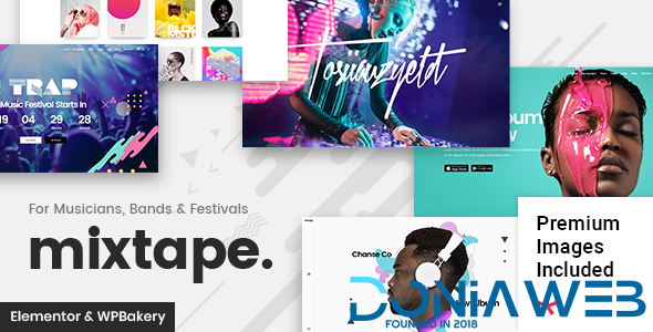 Mixtape - Music Theme for Artists & Festivals