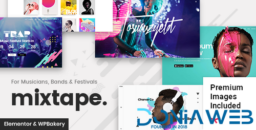 More information about "Mixtape - Music Theme for Artists & Festivals"