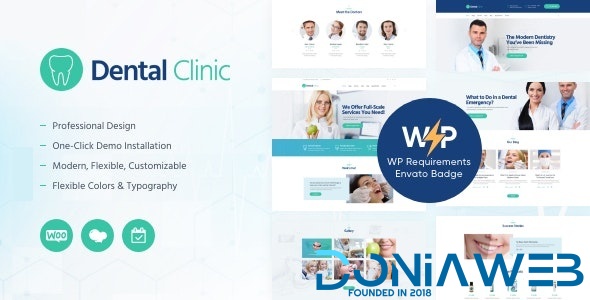 Dental Clinic - Medicine & Healthcare Doctor WordPress Theme