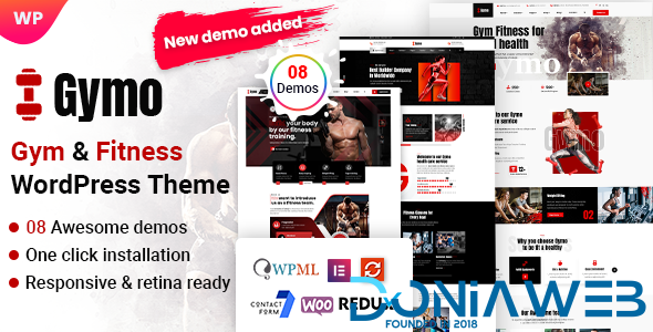 Gymo - Gym & Fitness WordPress Theme