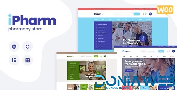 IPharm - Online Pharmacy & Medical WordPress Theme