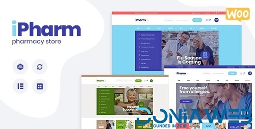 More information about "IPharm - Online Pharmacy & Medical WordPress Theme"