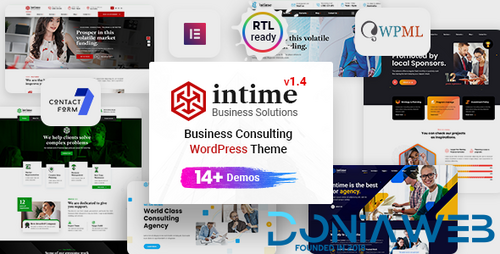 More information about "Intime - Business Consulting WordPress Theme"