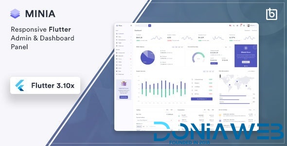 Minia - Flutter Admin & Dashboard Panel