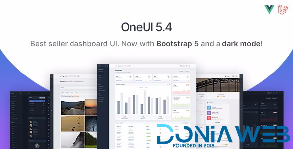 OneUI - Bootstrap 5 Admin Dashboard Template, Vue Edition & Laravel 9 Starter Kit