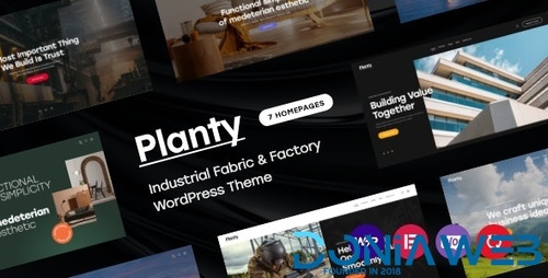 More information about "Planty - Industrial Fabric & Factory WordPress Theme"