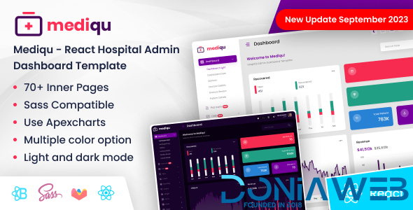 Mediqu - Hospital React Admin Dashboard Template