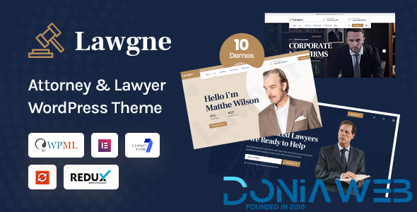 Lawgne - Law & Lawyer WordPress Theme