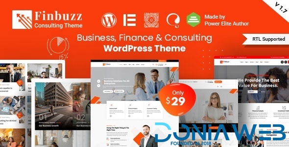 Finbuzz - Corporate Business WordPress Theme