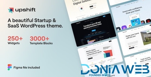 More information about "Upshift - Startup & SaaS WordPress Theme"