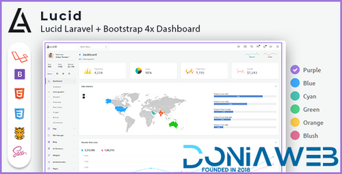 More information about "Lucid | Laravel 11+ Admin Dashboard Template"