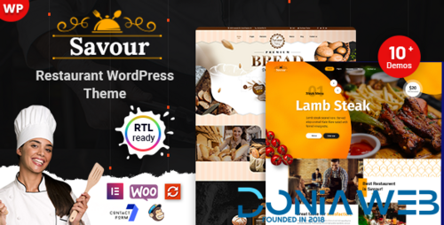 More information about "Savour - Restaurant WordPress Theme"