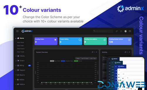 More information about "AdminX -WHMCS Admin Theme & Template NULLED"