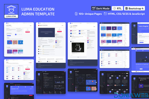 More information about "Luma - Education HTML Learning Management System"