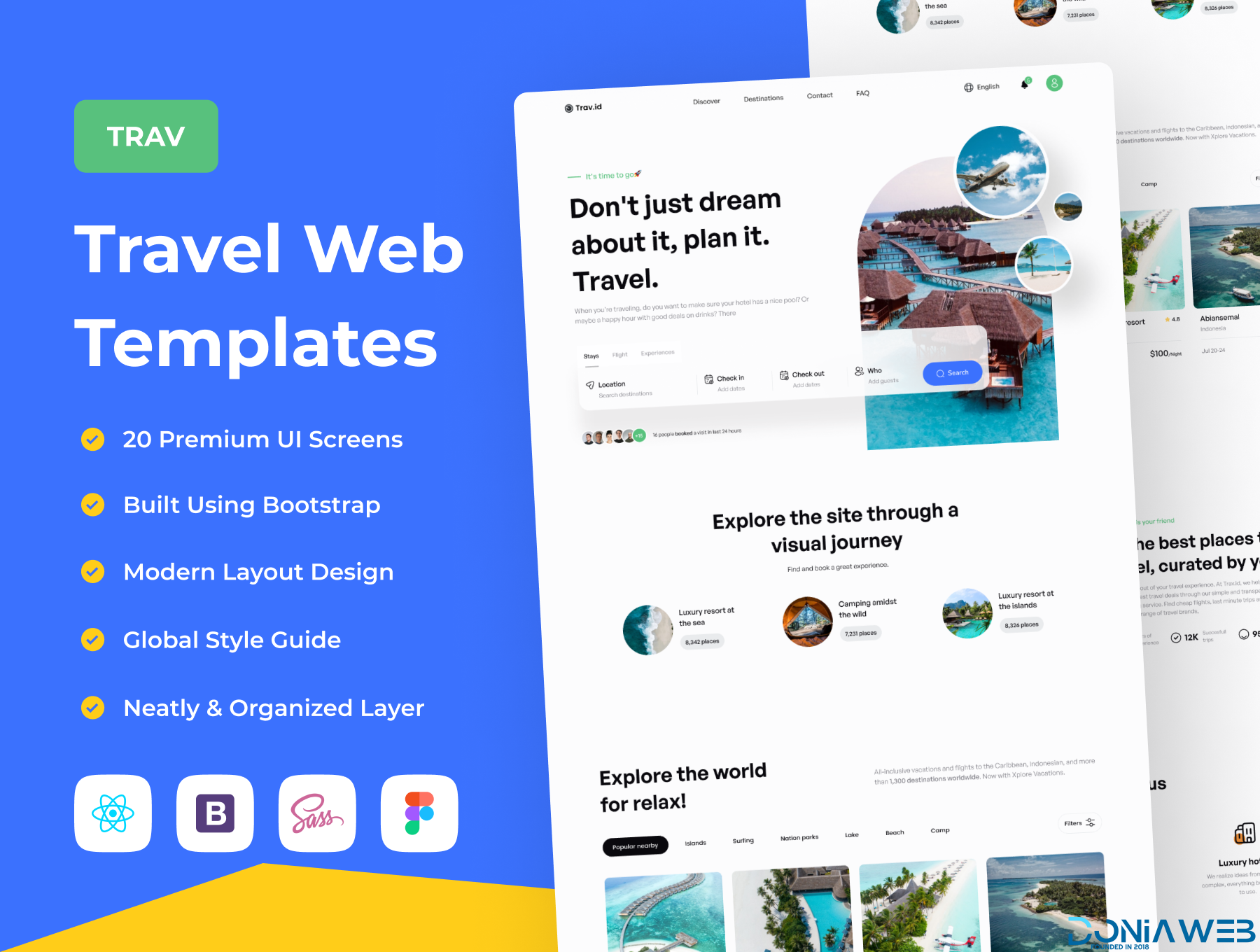 Trav - Travel Web Templates