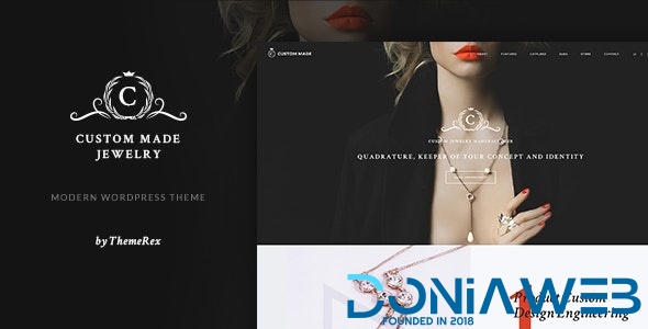 Custom Made | Jewelry Manufacturer and Store WordPress Theme