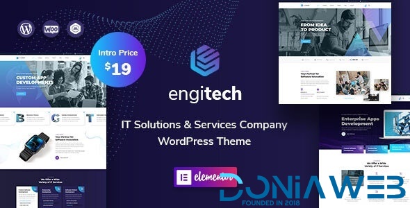 Engitech - IT Solutions & Services WordPress Themes