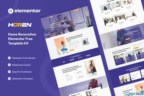 More information about "Horen - Home Renovation Services Elementor Template Kit"