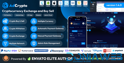 More information about "AdCrypto - Cryptocurrency Exchange and Buy Sell Full Solution"