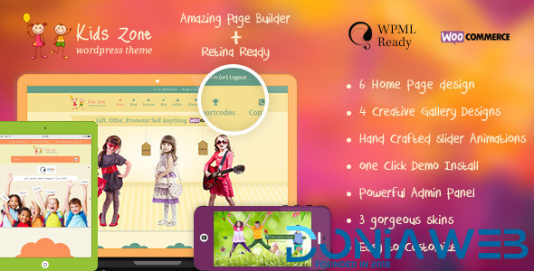 Kids Zone | Children & Kids WordPress Theme