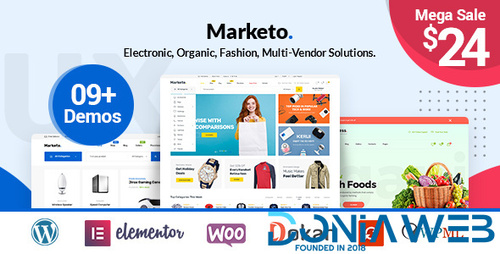 More information about "Marketo - ECommerce & Multivendor A Woocommerce WordPress Theme"